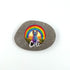 Rainbow West Highland Terrier Personalised Pebble